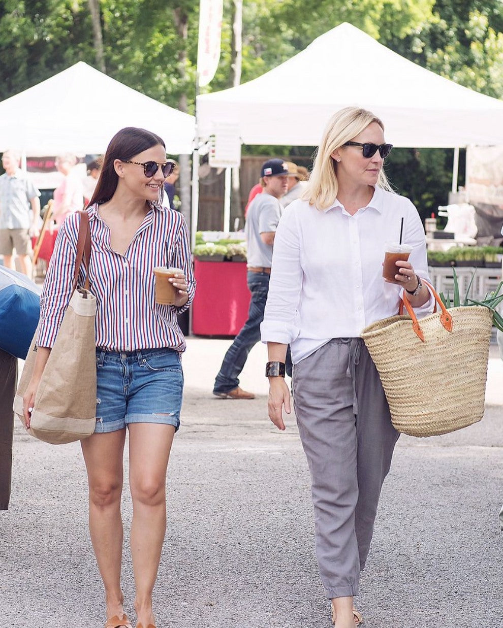 Farmers Market Woman high income